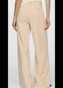Flared Bell Bottom Pants with Belt