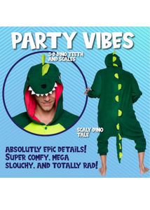 Green Dinosaur Kigurumi Onesie