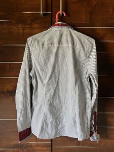 Striped Button-Up Shirt