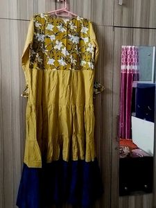 Tiered Floral Print Dress