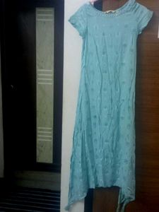 Beautiful Sky Blue Ethnic Gown