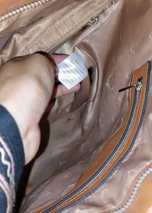 Allen Solly Tan Tote Bag