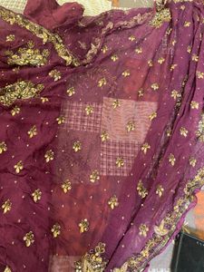3 Piece Punjab Patyala Crepe Suit