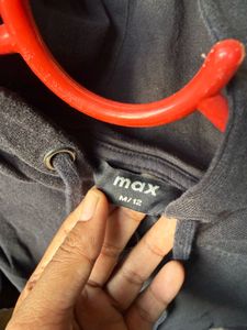 Stylish Dark Grey Zip-Up Hoodie