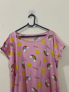 Nightsuit Cute Smiley &amp; Rainbow