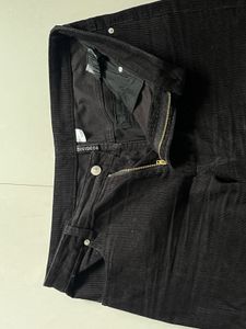 H&amp;M Black Corduroy Wide Leg Pants