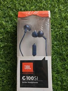 JBL C100SI In-Ear Headphones Blue