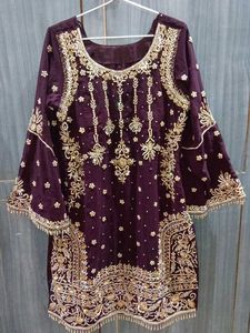 Heavy Embroidered Kurta garara set