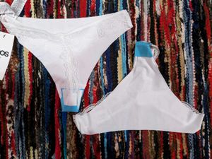 ASOS White Lace Thong Panties - Free Delivery 🚚