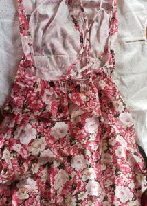 Floral Mini Dress with Top