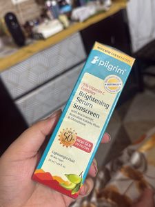 Pilgrim Vitamin C Serum Sunscreen SPF 50+