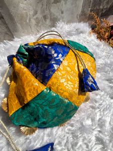 Patchwork  potli bag