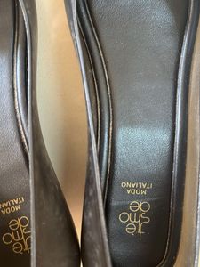 Chic Black Ballet Flats with Bow Detail EU 36
