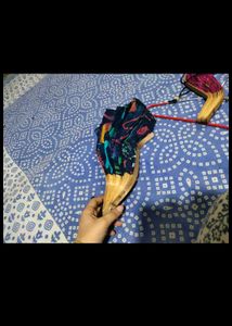Colorful korean  Hand Fan wood and cloth