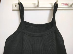 Korean 2 Piece Black Dress