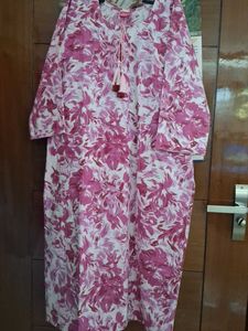 Pure cotton daily wear kurta in floral pattern