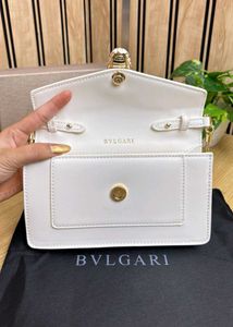 Bvlgari White Crossbody Bag