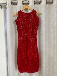 Women Sheath Red Dress