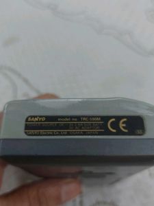 Vintage Sanyo Talk Book VAS Voice Recorde