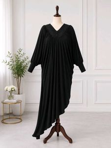 Elegant Black Kaftan Abaya