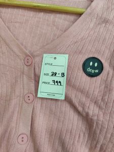 Rosy Pink Drew Cardigan