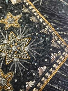Sparkling Star Embellished Clutch Bag