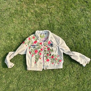Premium Handpainted Floral jacket