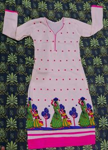 Gujarati embroidery kurta (negligible flaws)