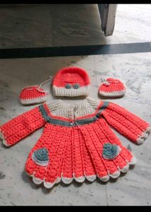 ♥️Offer Crochet Baby Outfit Set