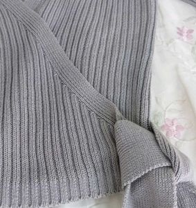 Ribbed Wrap Cardigan