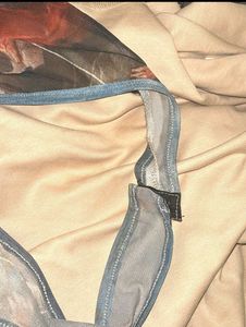 Renaissance Print Sheer Bodysuit