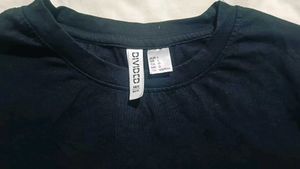 Basic Black fit crop top