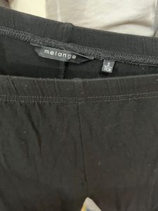 Melange Black Leggings