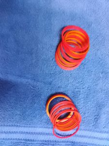 Girl's Bangles With Free Hair Clips