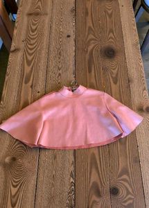 Velvet Cute Pink Crop Top
