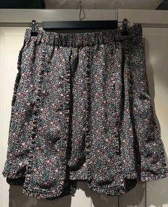 Floral Tiered Ruffle Skirt
