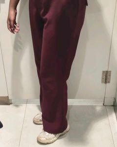 Flared Maroon Pants