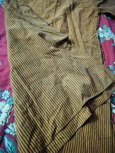 Men Brown Striped full sleeves Kurta🔥