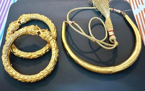 Gold Plated Copper jewellery by Brishni
