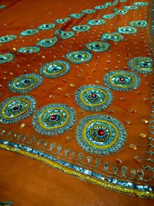 SALE!! heavy handwork  saree