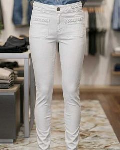 Stylish White Jens for Girls 😍