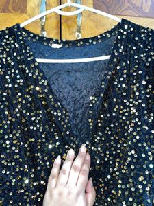 Sparkling Sequin Cropped shrug