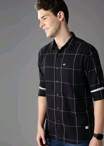Black Check Shirt