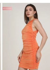 one shoulder dress with free bag