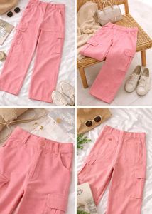 Pink Cargo Pants