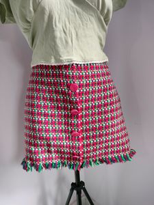 Zara gingham Mini Skirt