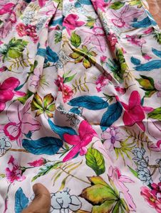 Boho Floral Strapless Maxi Dress