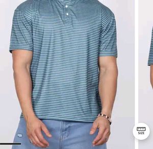 Men's Striped Polo T-Shirt