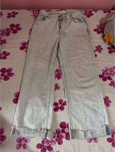 Light Wash Wide Leg Jeans