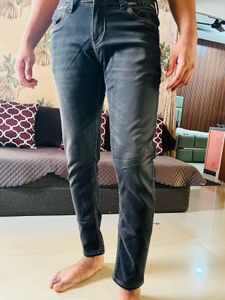 Men's Grey Slim Fit Jeans
